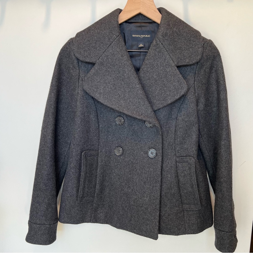 Banana Republic Women's Wool Winter Peacoat - size XS
